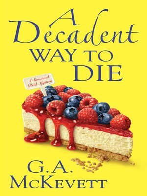 cover image of A Decadent Way To Die